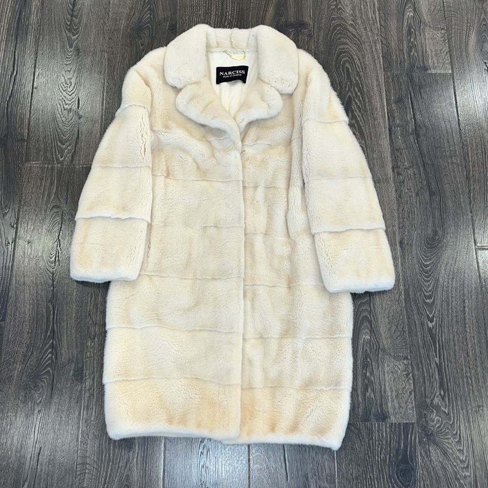 Real Mink Long Fur Coat - Picture 3 of 16